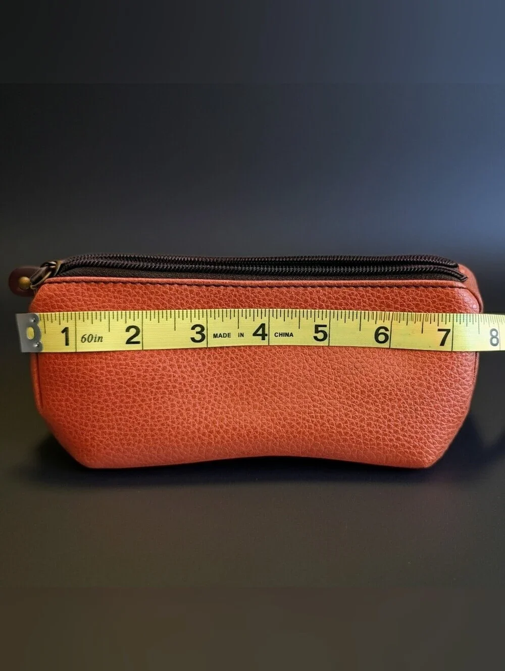 NWOT MaggiB Patent Leather Belt Bag & Eyeglasses Holder in Coral